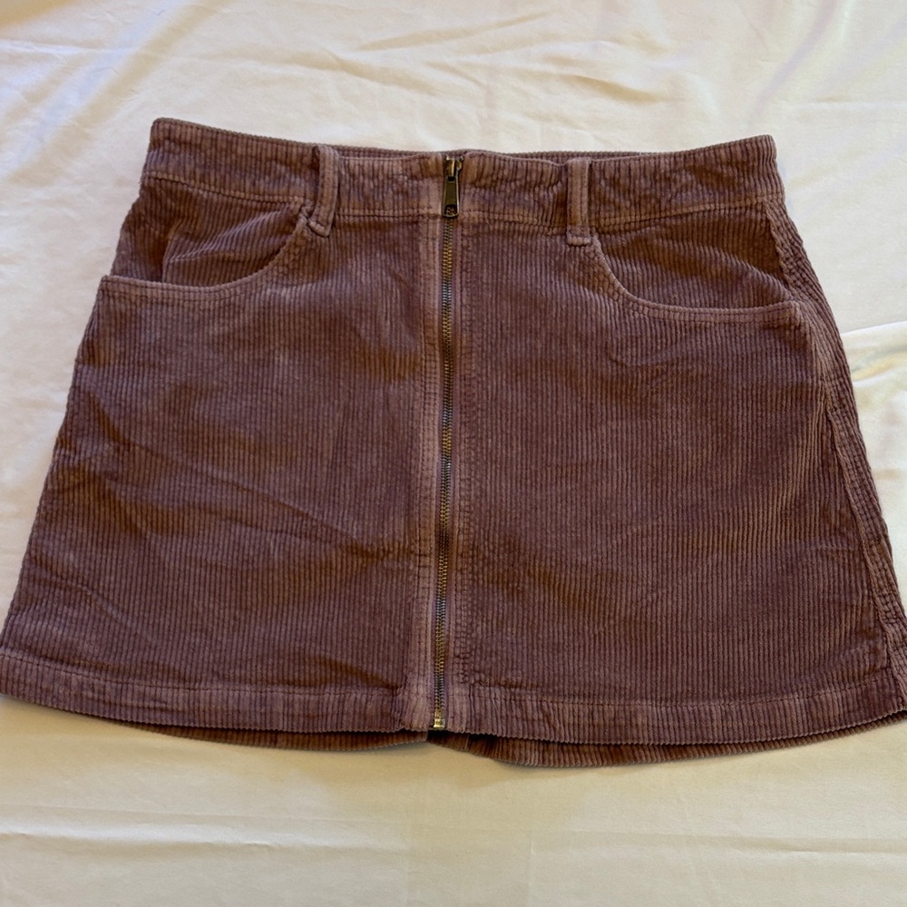 American Eagle Mauve/Purple Corduroy Mini Skirt